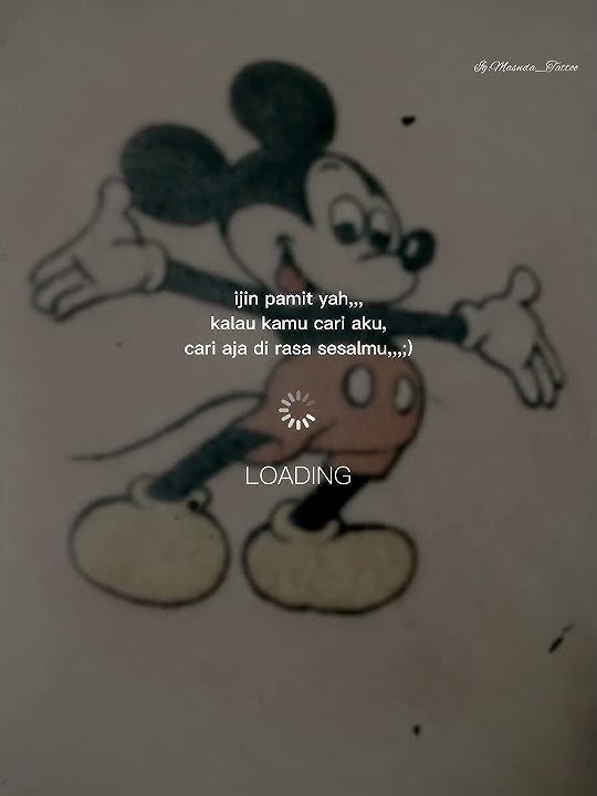 tattoo design mickey mouse story wa