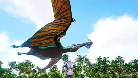 方舟生存进化：脊颌翼龙！说它是空中刺客不过分吧！【忽略菌Game】 - 天天要闻