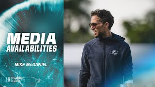 Coach Mike McDaniel meets with the media | Miami Dolphins