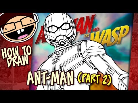 Come disegnare Ant-Man (Ant-Man e Wasp), parte 2 di 2 | Narrato Easy Step-by-step tutorial