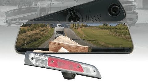 Brandmotion FullVUE® Mirror with integrated cargo camera for pickup trucks