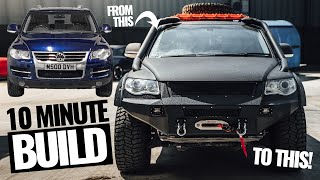 Building our V10 TDI Touareg in 10 Minutes!