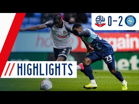 HIGHLIGHTS | Bolton Wanderers 0-2 Wycombe Wanderers