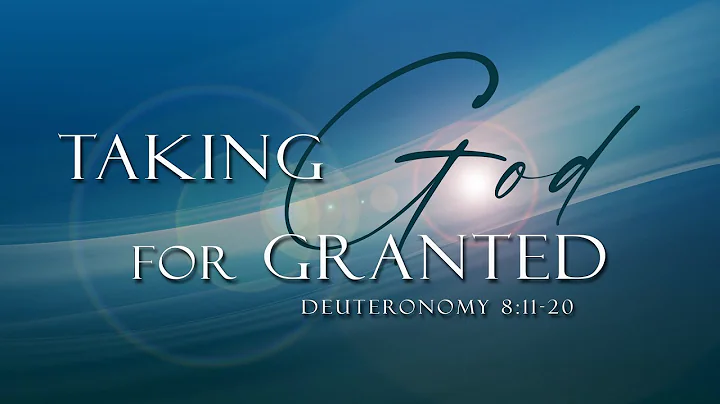 Taking God for Granted - Pastor Stacey Shiflett