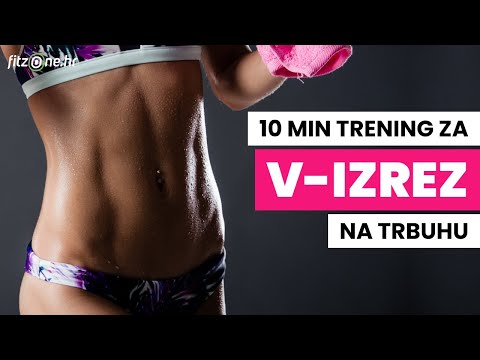 10-minutni trening za V-IZREZ na trbuhu!