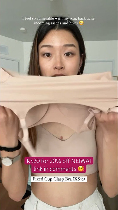 Stoked about the @neiwaiofficial barely zero bra! This is a game