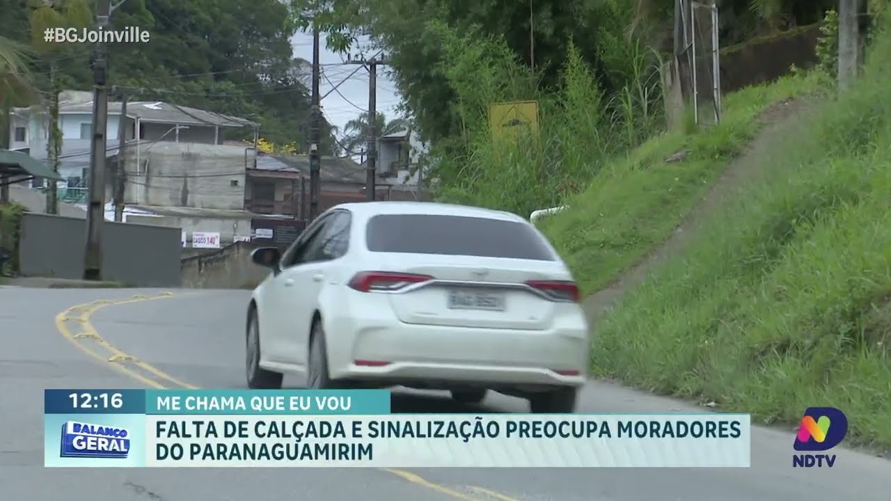 Falta de calçada e sinalização preocupa moradores no Paranaguamirim