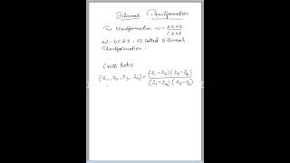 21MAT41 | Bilinear Transformation 18MAT41-Complex Analysis Probability & Statistical Method.