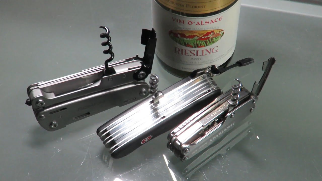 Multitool Corkscrew Victorinox Roxon Leatherman ! YouTube