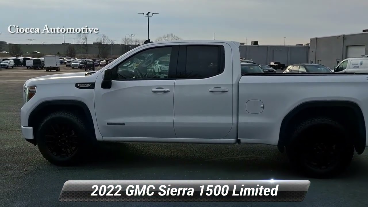 Used 2022 GMC Sierra 1500 Limited 4WD Double Cab Standard Box Elevation, Red Lion, PA F13708P