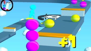 Stack Rider - All Levels Gameplay Android, iOS Update Levels 398-400