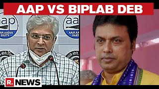 AAP Seeks Tripura CM Biplab Deb's Resignation Over 'Jat' Remarks