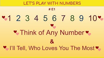 LPWN #01 - Think of a Number Trick | Learn How To Do Magic With Numbers | Tamil