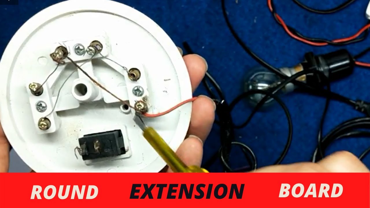 Round electric extension board connection extension