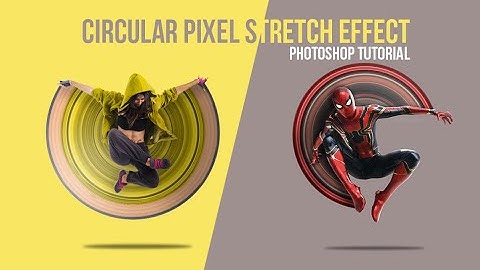 Circular Pixel Stretch Effect | Photoshop Tutorial (Easy)