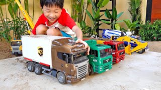 Car Toy Pretend Play with Excavator Truck Toys Activity screenshot 4