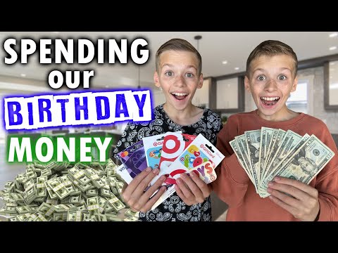 SPENDING ALL OUR BIRTHDAY MONEY!!