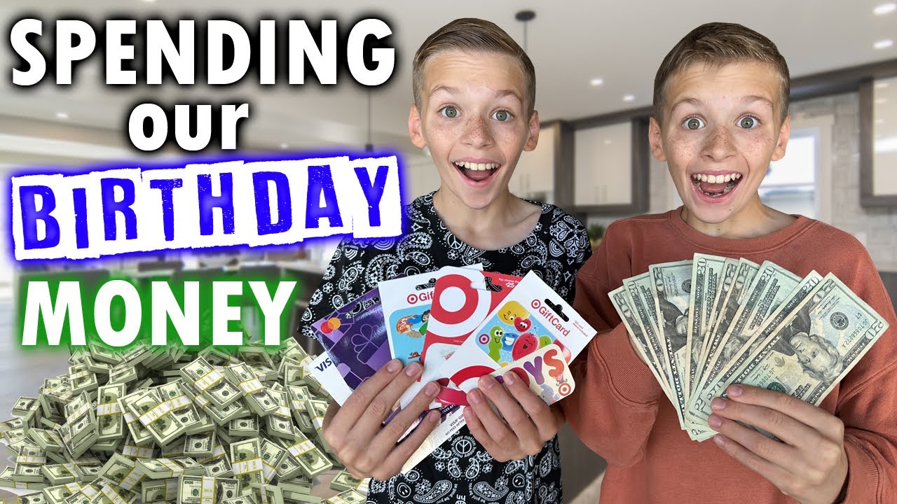 SPENDING ALL OUR BIRTHDAY MONEY!! YouTube