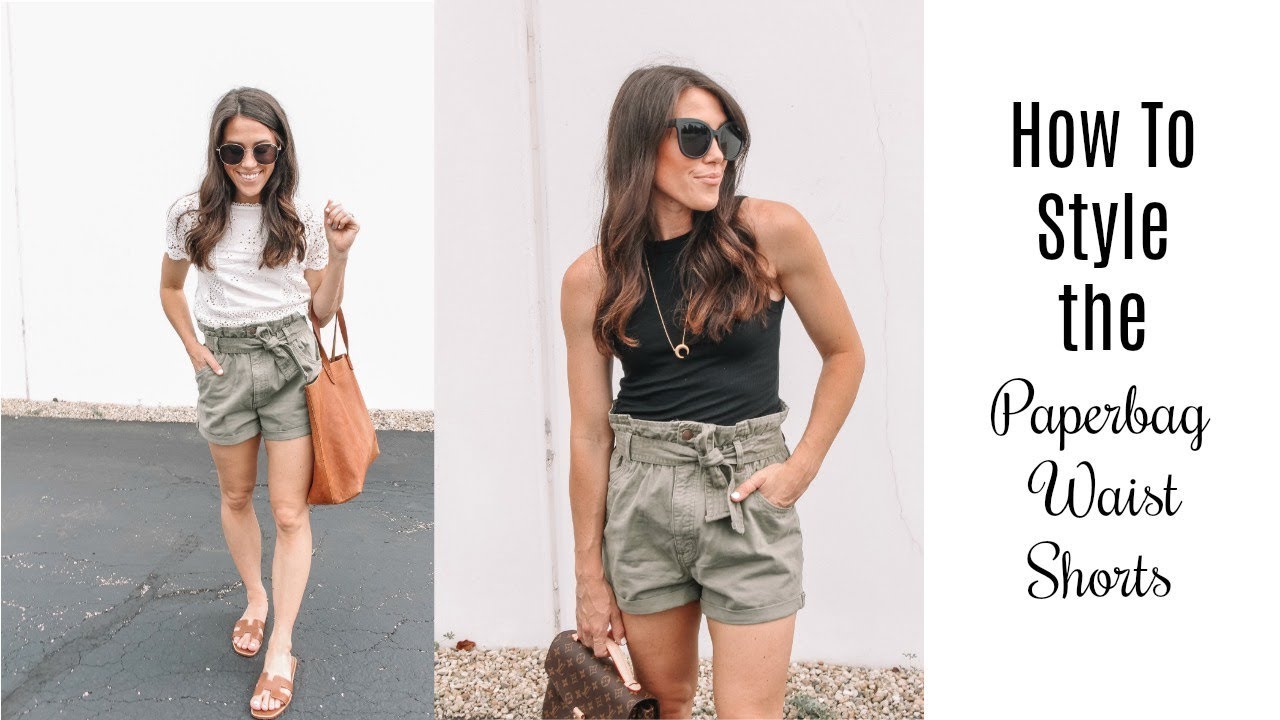 How To Style Paperbag Waist Shorts!! 