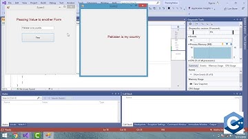 Passing  value from one form to another form in C# | Passing data between forms in urdu/hindi