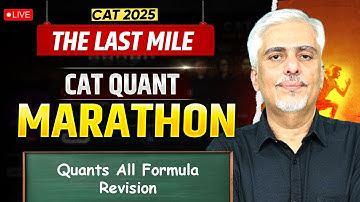 CAT 2025 Quant All Formula Revision by 100%iler | Amit Panchmatia | Complete Revision + Q&A Session