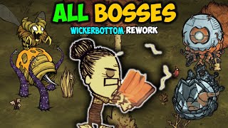 Defeating EVERY Boss as Wickerbottom (NEW Rework)