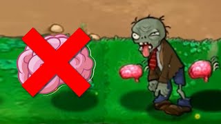 When Zombies Don't Like To Eat Brain (Plants vs Zombies) Resimi