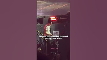 sunghoon running towards dancers and calling them on stage✨️ #sunghoon#enhypen#dancers#engene