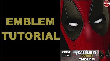 Deadpool - Call of Duty WWII EMBLEM TUTORIAL