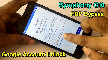 SYMPHONY G10 FRP BYPASS SYMPHONY G10 GOOGLE ACCOUNT REMOVE FRP UNLOCK G10 SYMPHONY G10 UNLOCK