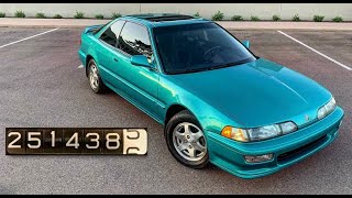 My 1992 'Aztec Green' Integra GS-R:  251,438 Miles & Still Revving