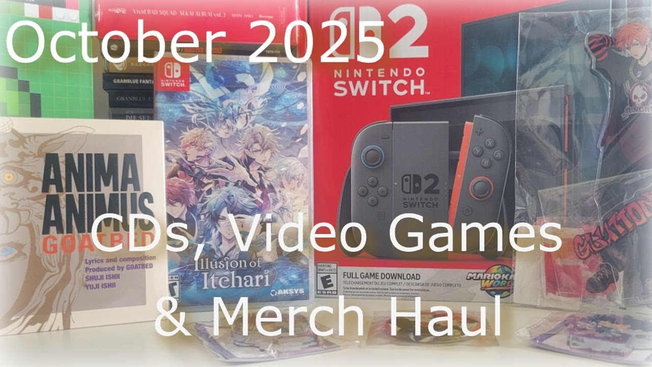 CDs, Video Games & Merch Haul (October 2025)