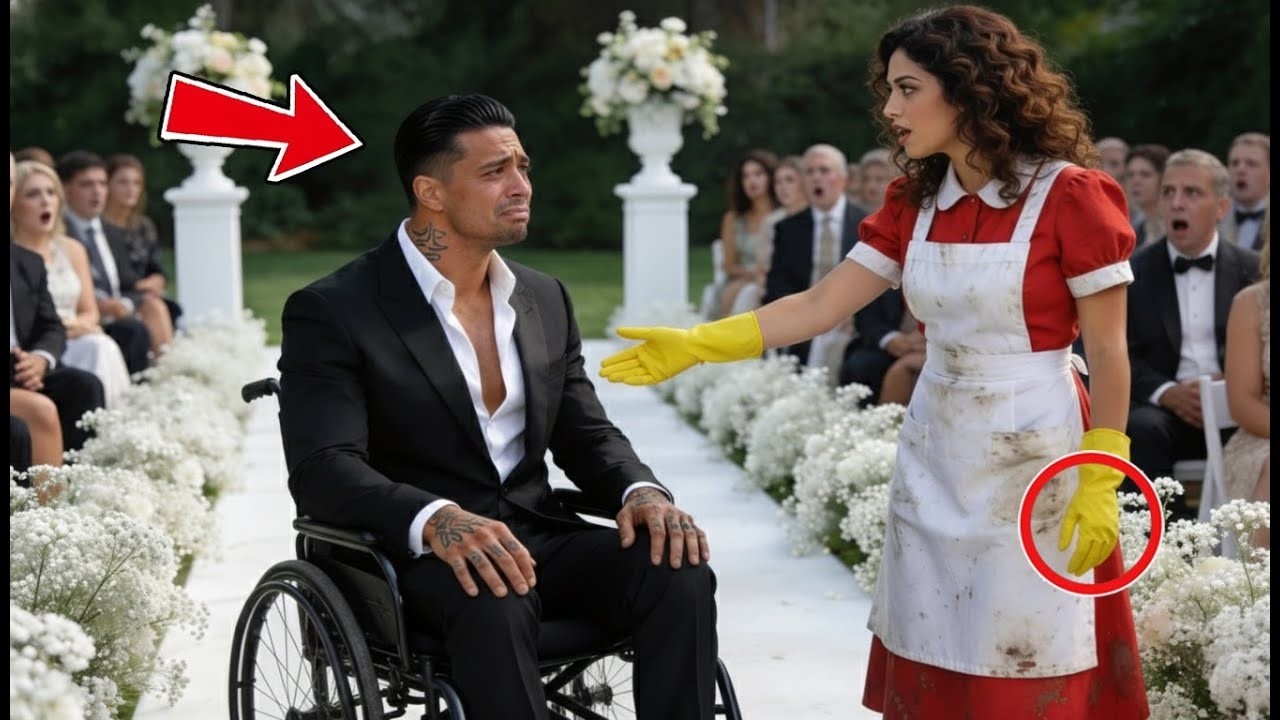 El Jefe de la Mafia Parapléjico Fue Abandonado en su Boda — La Sirvienta Pobre Dijo: “¿Bailamos?”