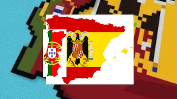 How to Build Spain Portugal in  a Minecraft world Map in 1942 small scale Part 2