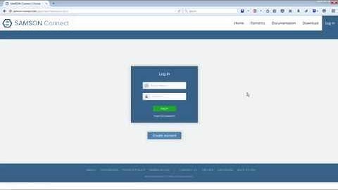 SAMSON Tutorials - Essentials 3 - First login at SAMSON Connect