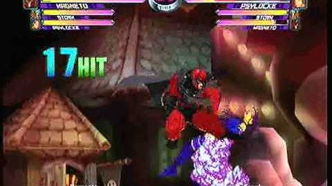 MvC2: Magneto - 100% Sequence after Guard Break (Rom-Throw Reset-Unmashable)