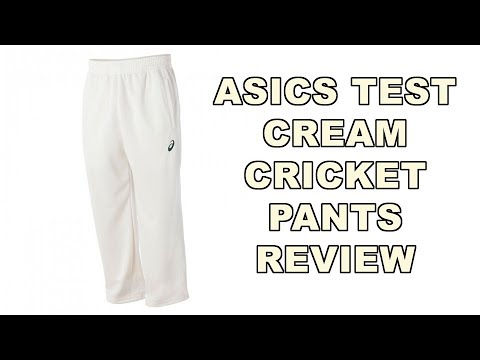 asics cricket white dress