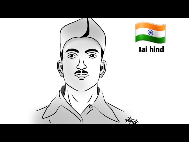 5 into Sukhdev Drawing || How to Draw Sukhdev face pencil drawing step by  step || Freedom fighters - YouTube