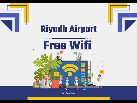 How to access Internet on Riyadh Airport by I'M Mehroz