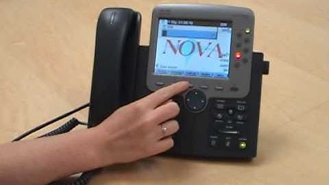 Cisco IP Phone 7970 Placing a Call