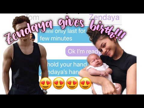 ZENDAYA GIVES BIRTH TO A BABY WITH TOM HOLLAND - YouTube