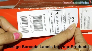 DRPU Barcode Maker Software: Design barcode labels for your products in industry