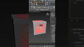 hard surface dice 3d modeling