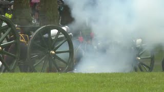 King's Troop Royal Horse Artillery will fire a 41 Gun Royal Salute