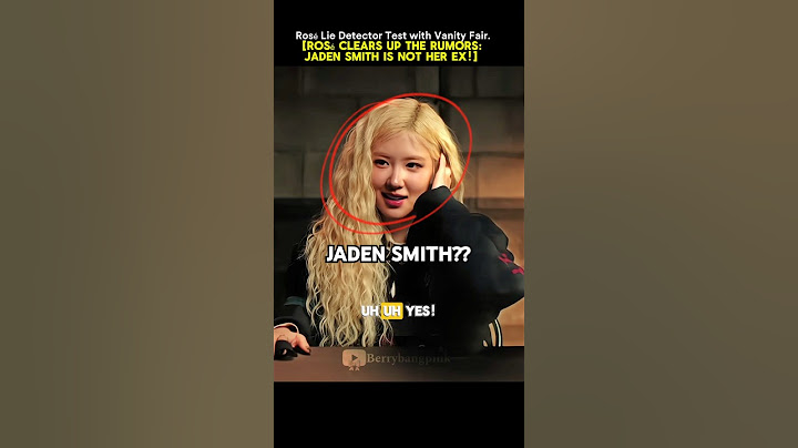 Rosé clears up the rumors that Jaden Smith is NOT her ex! #shortsviral #rosie #rosé #toxictilltheend