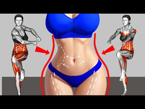 🔥30-Best Standing Exercises to Lose Lower Belly Fat & Get a Flat Stomach🔥Faster Results Workout