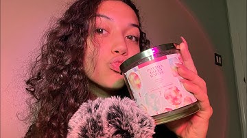 ASMR~ Fast tapping and scratching on candle collection 🕯️