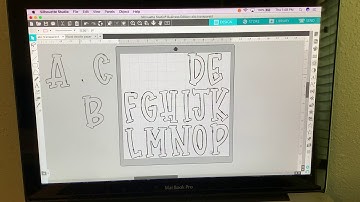 How to fill shapes and letters with patterns in Silhouette