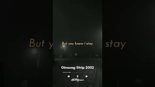 Ginseng Street 2002 🔥🔥🔥 #shorts #shortvideo #music #lyrics #lirik #short #aesthetic