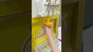 Satisfying over mango ice cream ??✨icecream youtubeshorts trending satisfying asmr shorts
